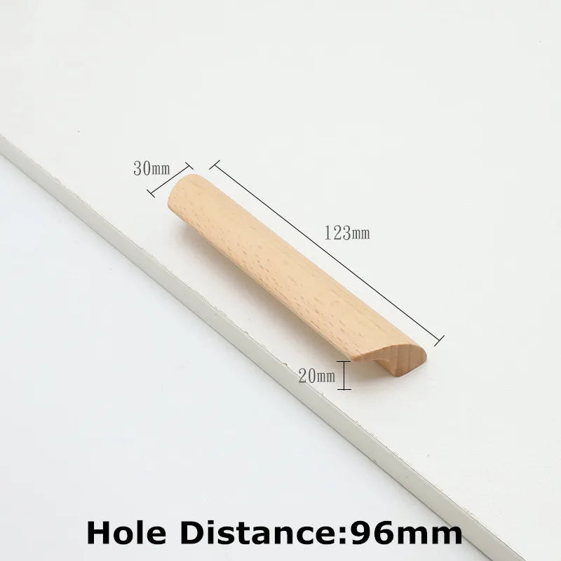 1pc Log Style Kitchen Cabinet Handle Drawer Solid Wood Furniture Wooden Door Drawer Knobs Cupboard Handles for Furniture