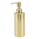 Soap Bottle Dispenser Stainless Steel Bottle Large Capacity  Sink Countertop Soap Dispenser Gold Bathroom Lotion Bottle