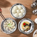 16-22cm Stainless Steel Steamer for Dumplings with Handle Rice Pressure Cooker Pot Steaming Grid Tray Kitchen Cooking Accessorie