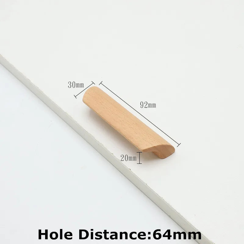 1pc Log Style Kitchen Cabinet Handle Drawer Solid Wood Furniture Wooden Door Drawer Knobs Cupboard Handles for Furniture