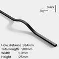 160mm-384mm Aluminum Alloy Gold Brushed Furniture Cabinet Door Handle Wardrobe Cupboard Door Drawer Handle Furniture Hardware