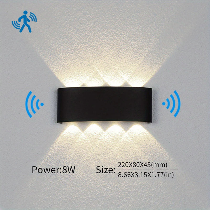 Up and Down LED Wall Lamp Waterproof IP66 Interior Wall Light For Bedroom Living Room Corridor Indoor Outdoor Lighting