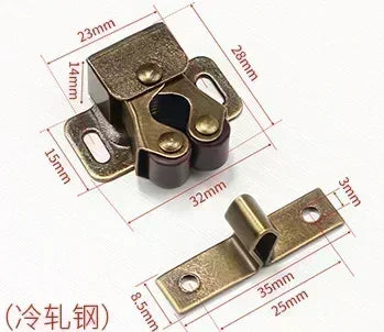 1 PC Bag Magnet Cabinet Catches Door Stop Closer Stoppers Damper Buffer For Wardrobe Hardware Furniture Fittings Accessories