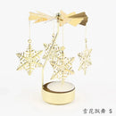 Multi-shape Rotating Candlesticks Snowflake Angel Romantic Tea Party Candle Holder Wedding Christmas Metal Home Decor