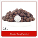 2L/1L Organic clay balls, Flower Substrate Drainage Expanded Clay, Hydroponic Gardening plant pot, Orchids, Drainage Aquaponic