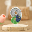 Dinosaur Birthday Candles for Cake Soywax Candle Bithday Number Candle for Boy Party Cake Topper Decorative