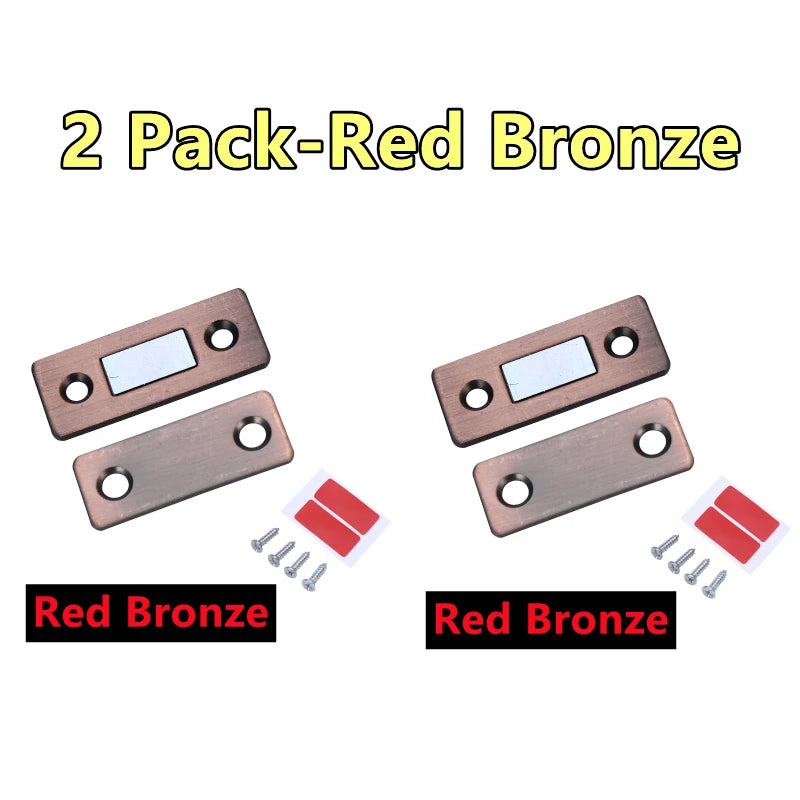 4/2/1Pack Ultra Thin Cabinet Magnetic Catch Adhesive Drawer Magnet Catch Kitchen Closet Door Closing Magnetic Door Catch Closer
