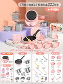New Mini Kitchen Real Cooking Full Set of Cooking Girl Small Kitchen Set Children Baby Puzzle Play House Toys Kids Toys