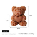 2023 New Arrival Handmade DIY Rose Bear Scented Candle Creative Bedroom Decoration Valentine's Day Candle Making Kit
