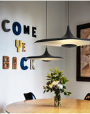 Italian Postmodern Irregular Nordic LED Chandelier for Living Dining Room Bedroom Exhibition Hanging Lamp Black Decor Lights