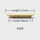 Luxury Black Kitchen Cabinet Handles Gold Door Dressers Wardrobe Closet Drawer Knobs Silver Closet Furniture Decoration Pulls