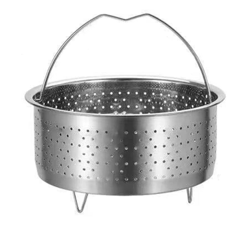 Steamer Insert Steamer Pot 304 Stainless Steel Basket Rice Steamer Pressure Cooker With Steaming Foot Easy To Pick Up