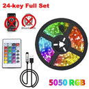 LED Strip Bluetooh APP IR remote Control USB RGB 5050 Lights Changed to Warm forBedroom TV Wall And Living Room Party Decoration