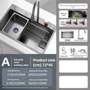 Kitchen Accessories Basin Large Thickened 304 Sink Stainless Steel Sink Single Vegetable Basin Dishwasher Table Stainless Steel