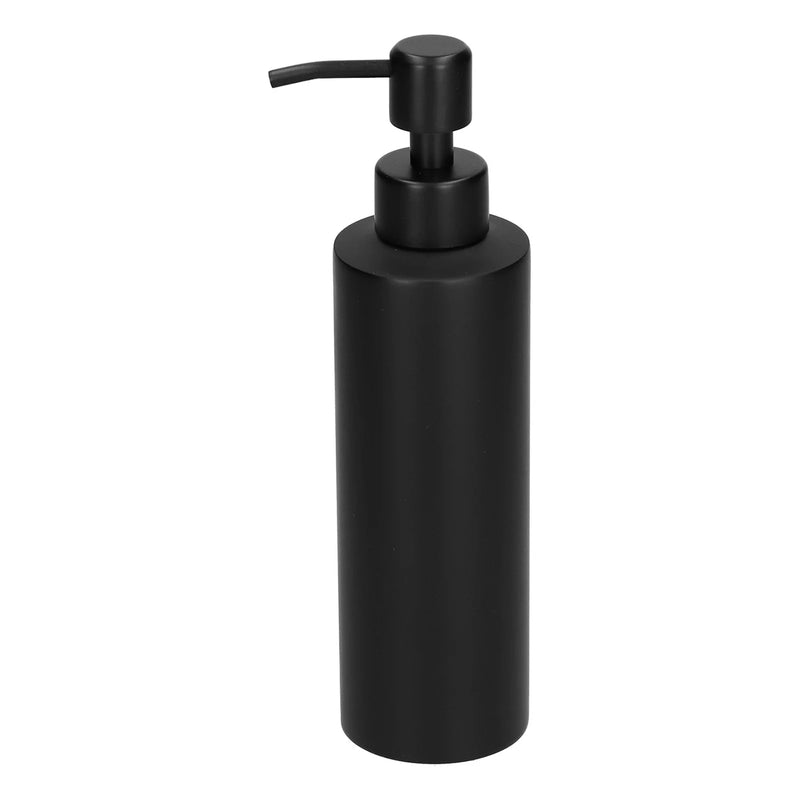304 Liquid Soap Dispensers Stainless Steel Black Lotion Bottle Slim Soap Dispenser for Bathroom Hand Press Pump Dispenser