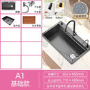 Honeycomb Embossed 304 Stainless Steel Sink, Kitchen Sink 304 Large Single Sink, Thickened Vegetable Basin, Dishwasher
