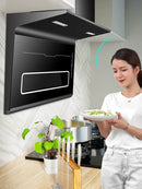 Household Automatic Cleaning Wall-mounted Range Hood Cooking Hoods Kitchen Extractors Kichen Extractor Smoke Cooker