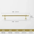 Cabinet Hardware Modern Minimalism Aluminum Alloy Kitchen Cabinet Handles for Bathroom Drawer Pulls Drawer Handles Door Knob