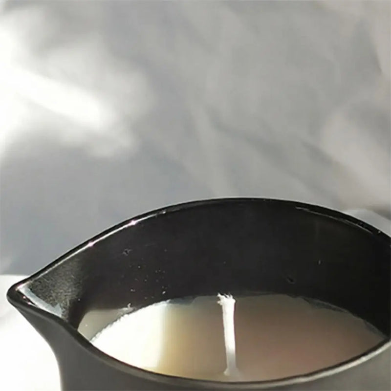 Frosted Glass Candle Cup Empty Incense DIY Candle Holder Handmade Wooden Lid Wax Container Aroma massage