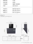 Large Suction Range Hood Full-automatic Kitchen Hood Household Intelligent Body-sensing Campana De Cocina Extractor