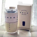 SMEG  Milk White 240ML Beverage  Cup Travel Portable Drinking Cup Stainless Steel Vacuum Leak proof Coffee Thermos