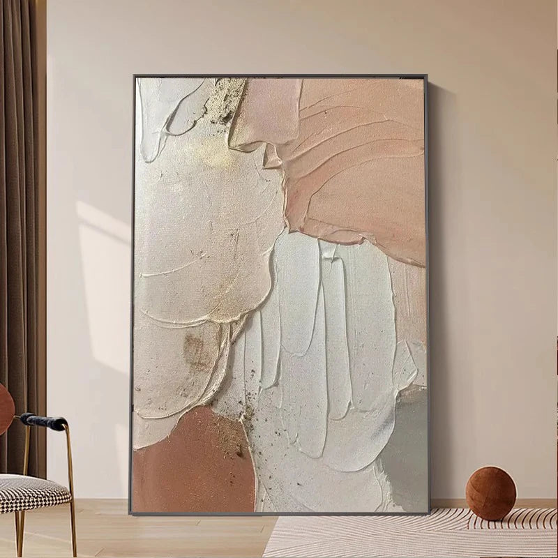 Modern Abstract Texture Acrylic Canvas Painting Posters and Prints Art Suitable for Living Room Bedroom Home Decoration Cuadros