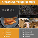 Round Air Fryer Accessories Silicone Tray Mat Grill Pizza Oven Baking Trays Pan Mats Chicken Basket Mat AirFryer Silicone Pots