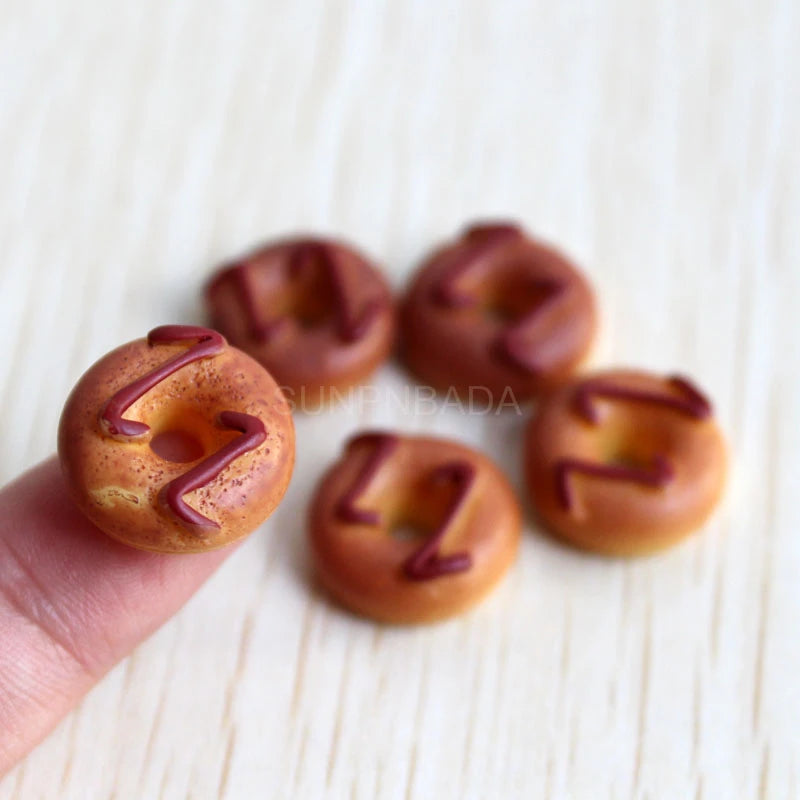 Cute Simulation 1/6 Miniature Dollhouse Cake Pizza Mini Bread Food For BJD Doll Kitchen Toy Accessories