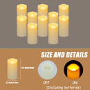 10-160Pcs Flickering Wedding Decor Candles Birthday Flameless Candle Concert LED Candles Battery Operated Electronic Candles