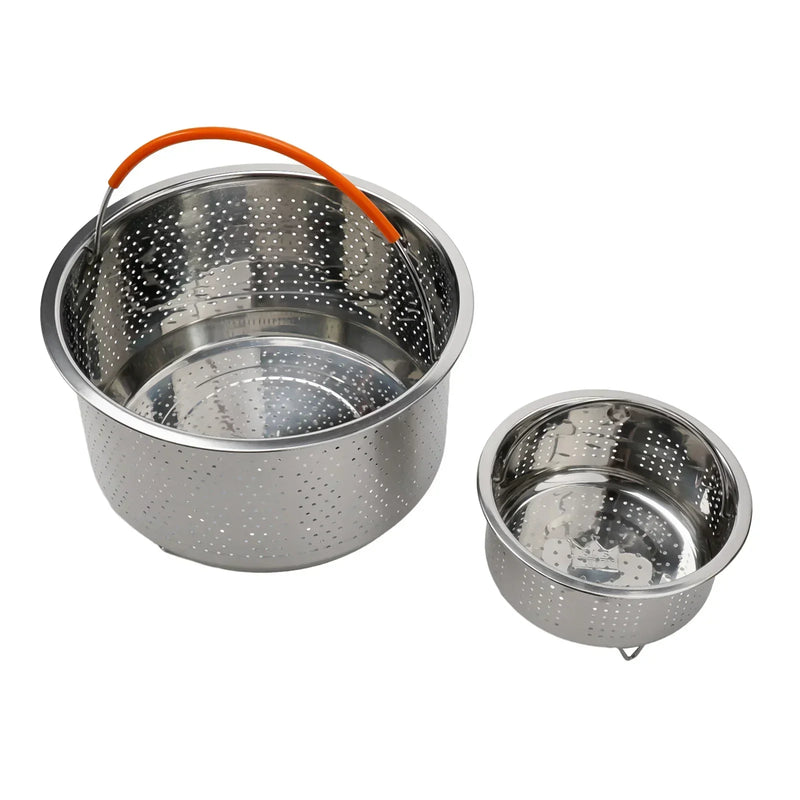 Steamer Insert Steamer Pot 304 Stainless Steel Basket Rice Steamer Pressure Cooker With Steaming Foot Easy To Pick Up