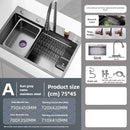 Kitchen Accessories Basin Large Thickened 304 Sink Stainless Steel Sink Single Vegetable Basin Dishwasher Table Stainless Steel