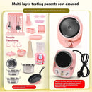 Mini Simulation Kitchen Toys Real Cooking Small Kitchen Pots Children Cooking Is Edibletoys Kitchenware Set Girl Gift