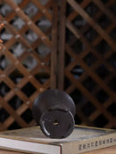 Ceramic Silver Waist Shape Bonsai Pot, Purple-sand Nature Color, Traditional Chinese Room, Garden, Home Table Decoration