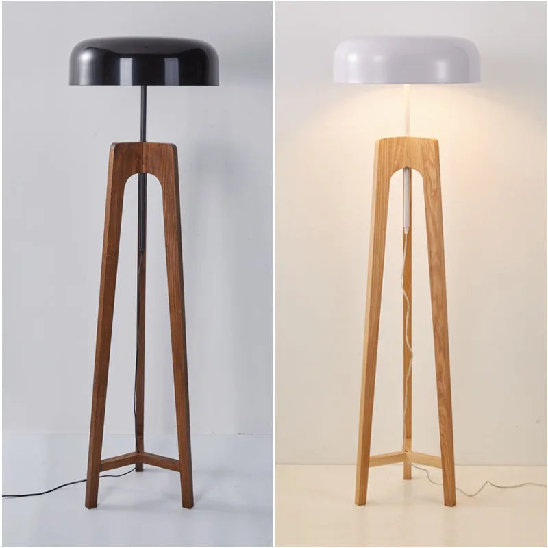 Pileo Porada Floor Lamp Classical wood lamp E27 Bulb Home Art Deco Atmosphere Lighting Hotel Bedroom Shop farmhouse light