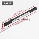 Fashion Black Hidden Cabinet Handles Aluminum Alloy Kitchen Handles Cupboard Pulls Drawer Knobs Furniture Room Door Hardware