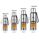 Premium Thermos Bottle 304 Stainless Steel Vacuum Flask Insulated Tumbler Cold and Hot Water Cup with Rope for Tea Coffee Drinks