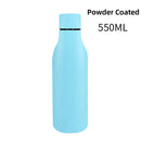 Free Custom Name 550ml Vacuum Insulated Flask Stainless Steel Thermos Cola Water Bottles Thermal Portable Cup Mug For Sport Girl