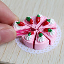 Cute Simulation 1/6 Miniature Dollhouse Cake Pizza Mini Bread Food For BJD Doll Kitchen Toy Accessories