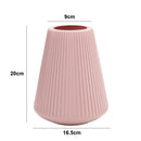 Morandi Plastic Vase Living Room Decoration Ornaments Modern Origami Plastic Vases for Flower Arrangements Home Decoration