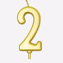 New Gold Digital Candle Birthday Number Cake Candle Drop Ship 0 1 2 3 4 5 6 7 8 9 Cake Girls Boys Baby Party Supplies Decoration