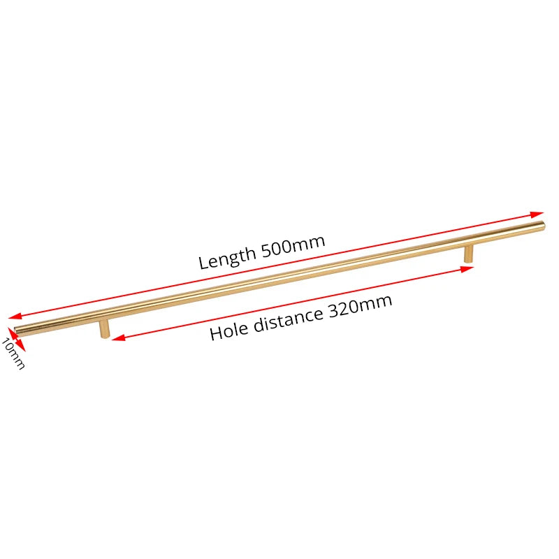 Stainless Steel Straight Cupboard Handles Knobs Brushed Black Gold Kitchen Door Handles Cabinet Pull Furniture Handle