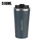 380/510ML Thermo Cafe Leak_Proof Travel Thermo Cup Double Stainless Steel for Tea Water Coffee Coffee Mug Car Thermos Mug