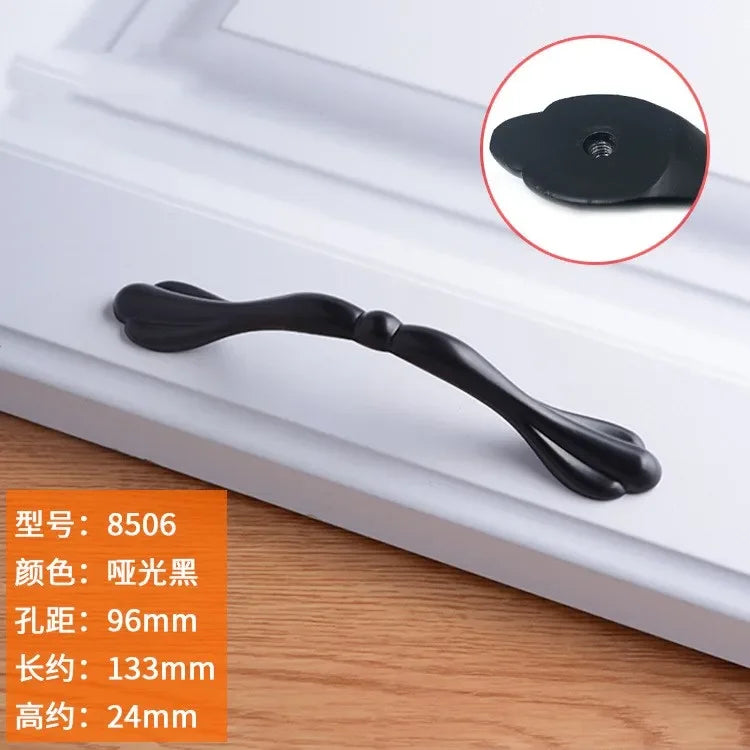 Black Handles Furniture Cabinet Knobs Muebles Handle Kitchen Handles Drawer Knobs Cabinet Pulls Cupboard Handles Knobs