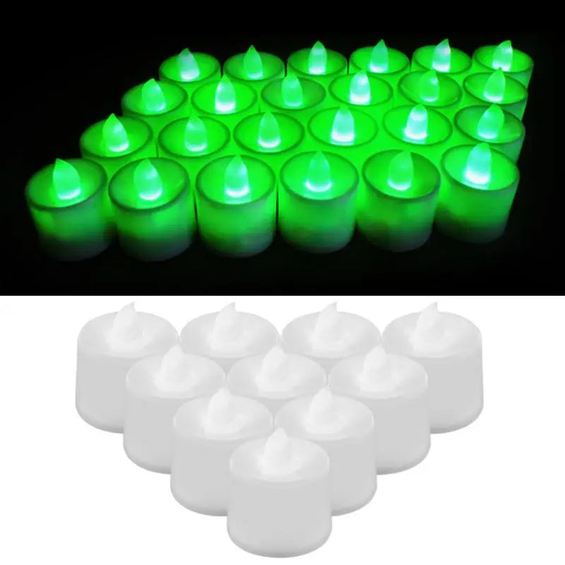Flameless LED Candle Light Battery Powered Candles Tea Lights Lamp Wedding Birthday Party Decorations Romantic Lights