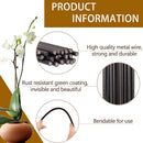 10Pcs Bendable Plant Stakes,16in/19.65in Garden  Single Stem Plant Support Stakes for Indoor Plants,Potted Plants,Flowers