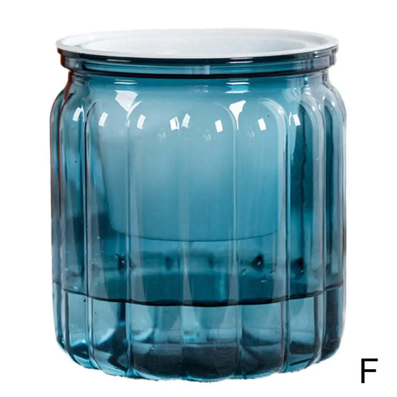 NEW High-end Hydroponic Plants Pot Self Watering Flowerpot Indoor Mini Succulent Planter Tabletop Vase Self-watering Plastic Pot