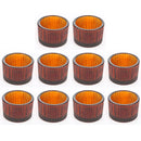 Pack of 10 Glass Small Tea Light Candle Holder for Table Decor,Home Decor,Church Housewarming Gifts Candle Holder Purple