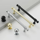 Cabinet Hardware Modern Minimalism Aluminum Alloy Kitchen Cabinet Handles for Bathroom Drawer Pulls Drawer Handles Door Knob