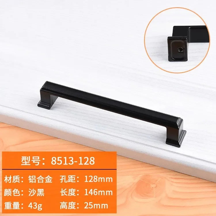 Black Handles Furniture Cabinet Knobs Muebles Handle Kitchen Handles Drawer Knobs Cabinet Pulls Cupboard Handles Knobs