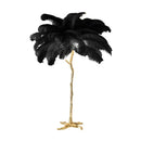 Nordic Feather Floor Lamp Light Luxury Internet Celebrity Ostrich Ins Live Broadcast Room Decoration Atmosphere Table